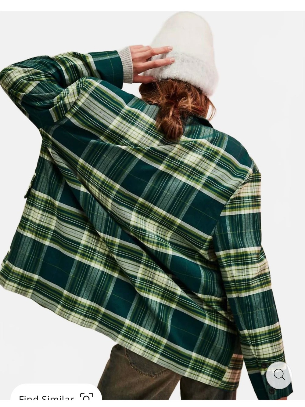 Free People Reggie Blazer In Green Combo